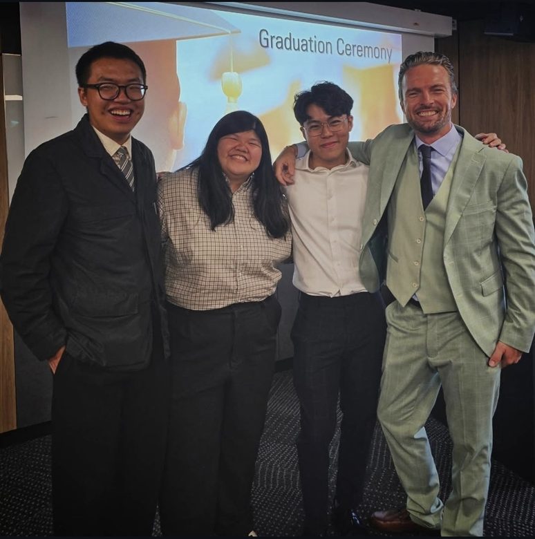 Berndt Education students at a graduation ceremony